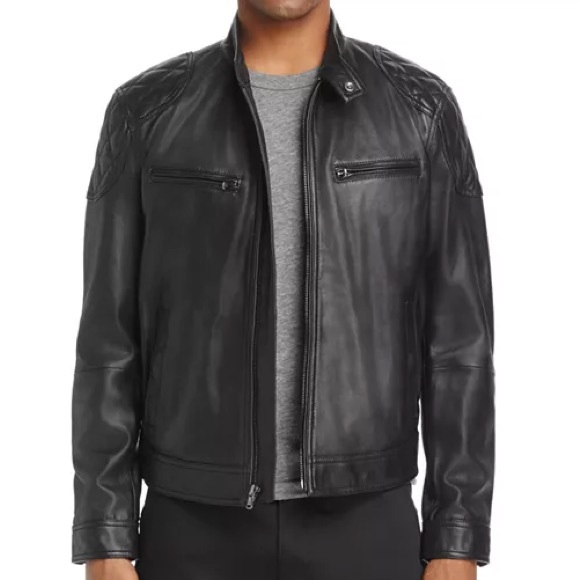 Michael Bastian Other - MICHAEL BASTIAN Men’s Black Leather Jacket
